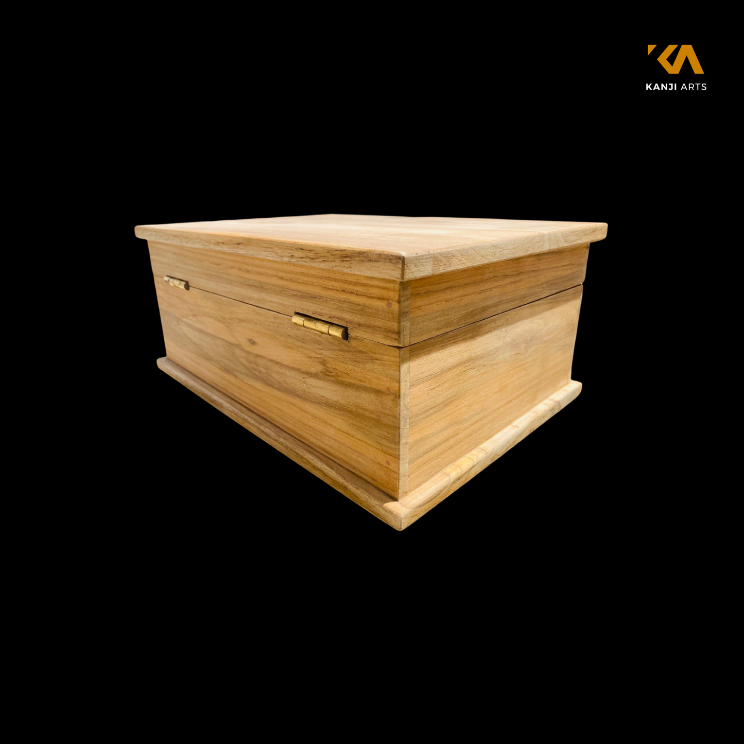 Wood Storage Box for Home and Office Decorative Box with Brass Latch Wooden Storage Boxes for Home Decor Shelf Table display